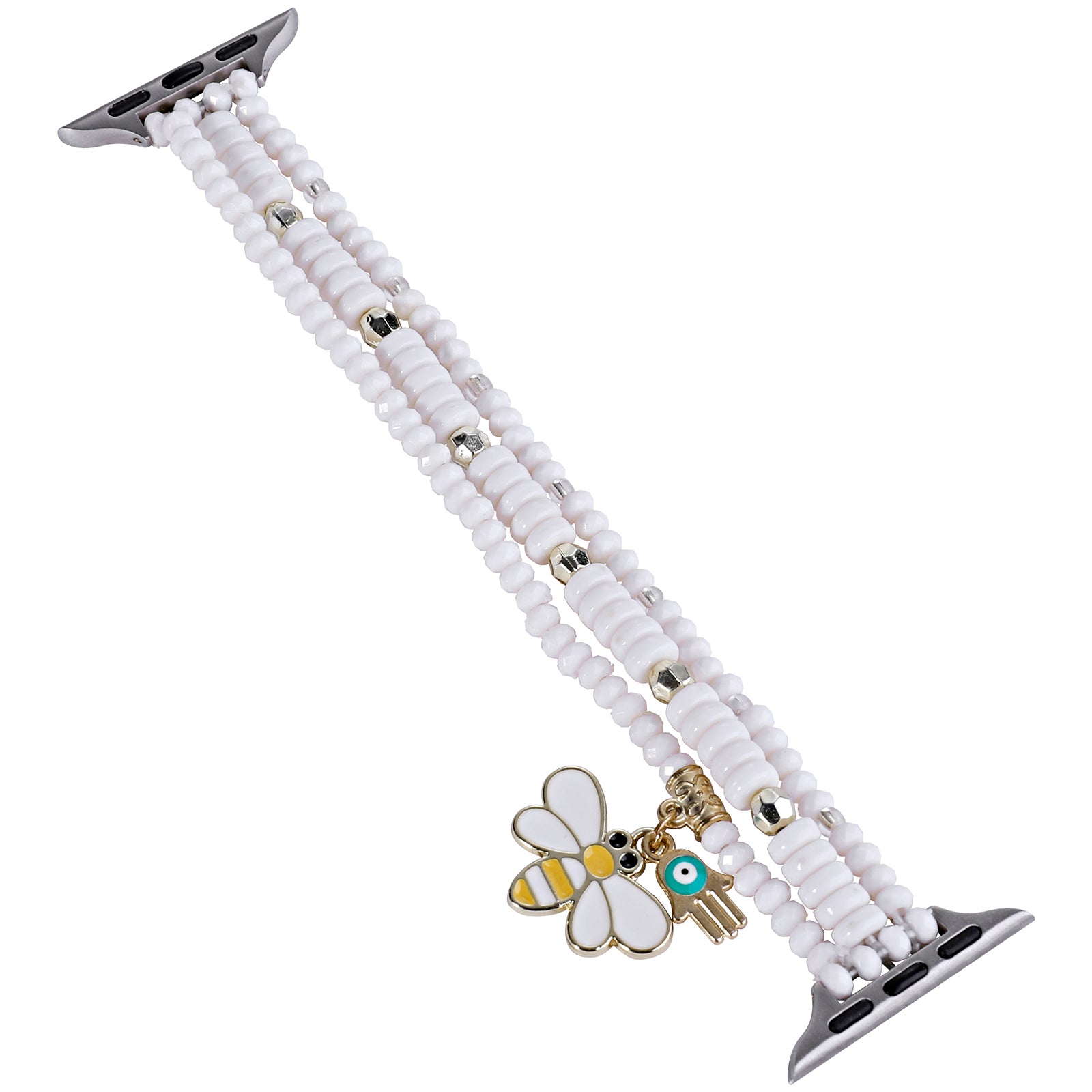For Apple Watch Ultra Ultra 2 49mm Series 9 8 7 45mm Series 6 5 4 SE (2022) (2023) SE 44mm Series 3 2 1 42mm Three Rows Seed Beads Wristband Strap Watch Bracelet For Apple Watch Ultra Ultra 2 49mm Series 9 8 7 45mm Series 6 5 4 SE (2022) (2023) SE 44mm Series 3 2 1 42mm Three Rows Seed Beads Wristband Strap Watch Bracelet
